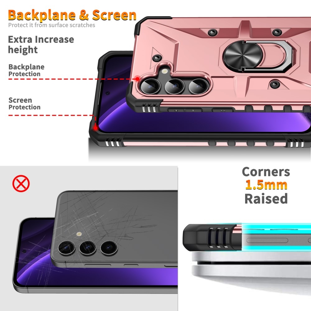 Cseppálló borítás a Samsung Galaxy A26 5G készülékhez - rózsaarany színben