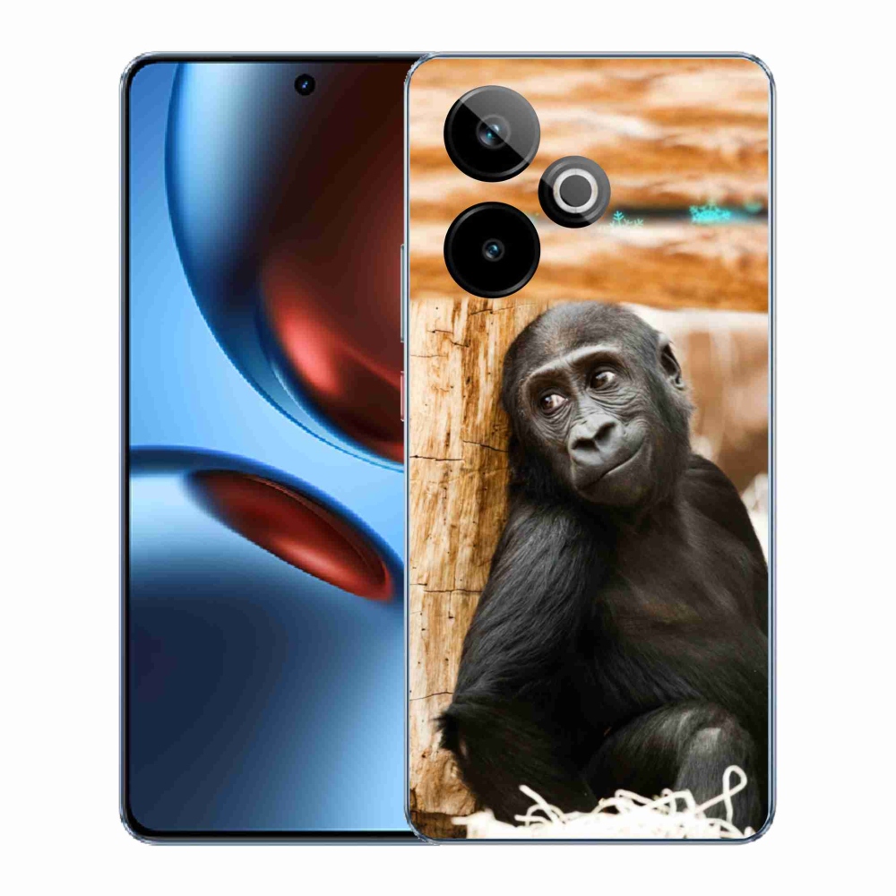 Rugalmas zselés tok mmCase képpel a Realme GT 7 5G/GT 7T 5G számára - gorilla