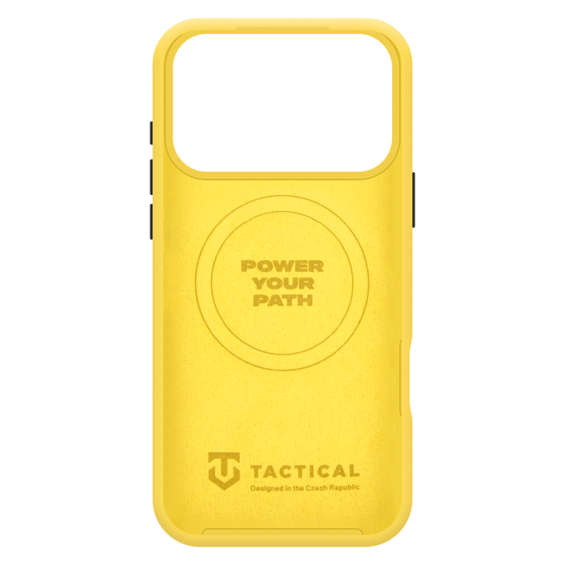 Tactical MagForce Velvet Smoothie 2.0 tok az Apple iPhone 18 Pro/17 Pro-hoz, banánszínű