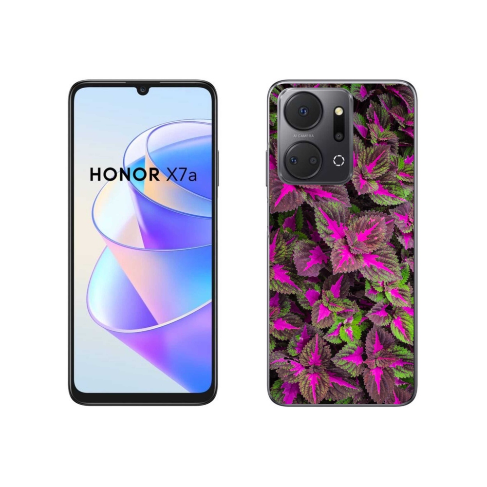 Zselés borítás mmCase a Honor X7a számára - virág 10