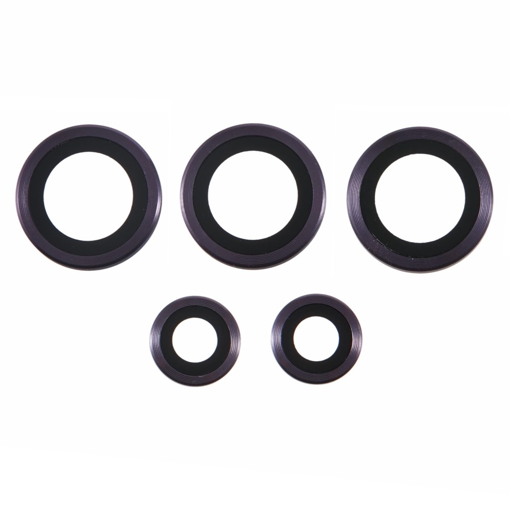 Fém kamera lencse üveg Samsung Galaxy S25 Ultra (3 különálló üveg) - sötét lila