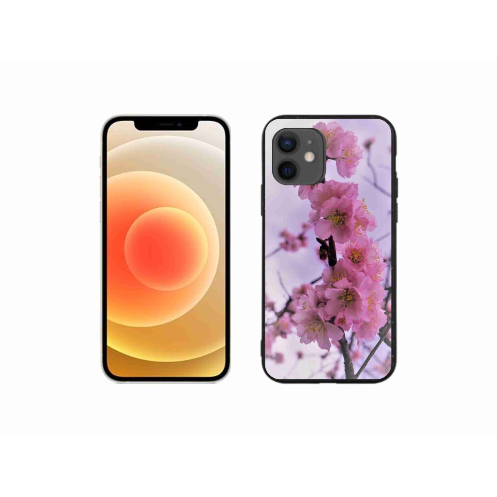 Gél borítás mmCase iPhone 12 mini készülékhez - virágok 7