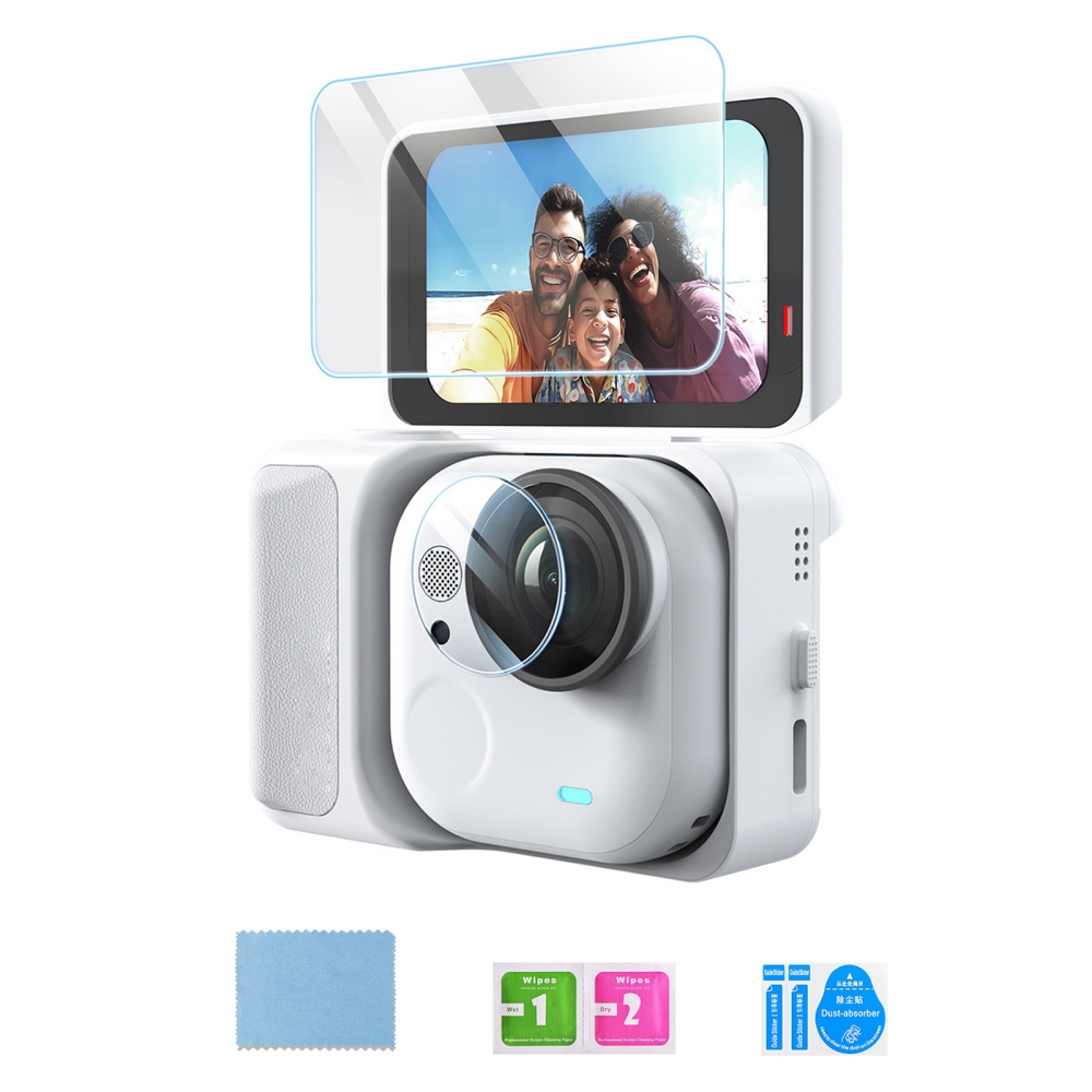 AMAGISN 9H edzett üveg kijelzőhöz és lencséhez Insta360 GO Ultra készülékhez