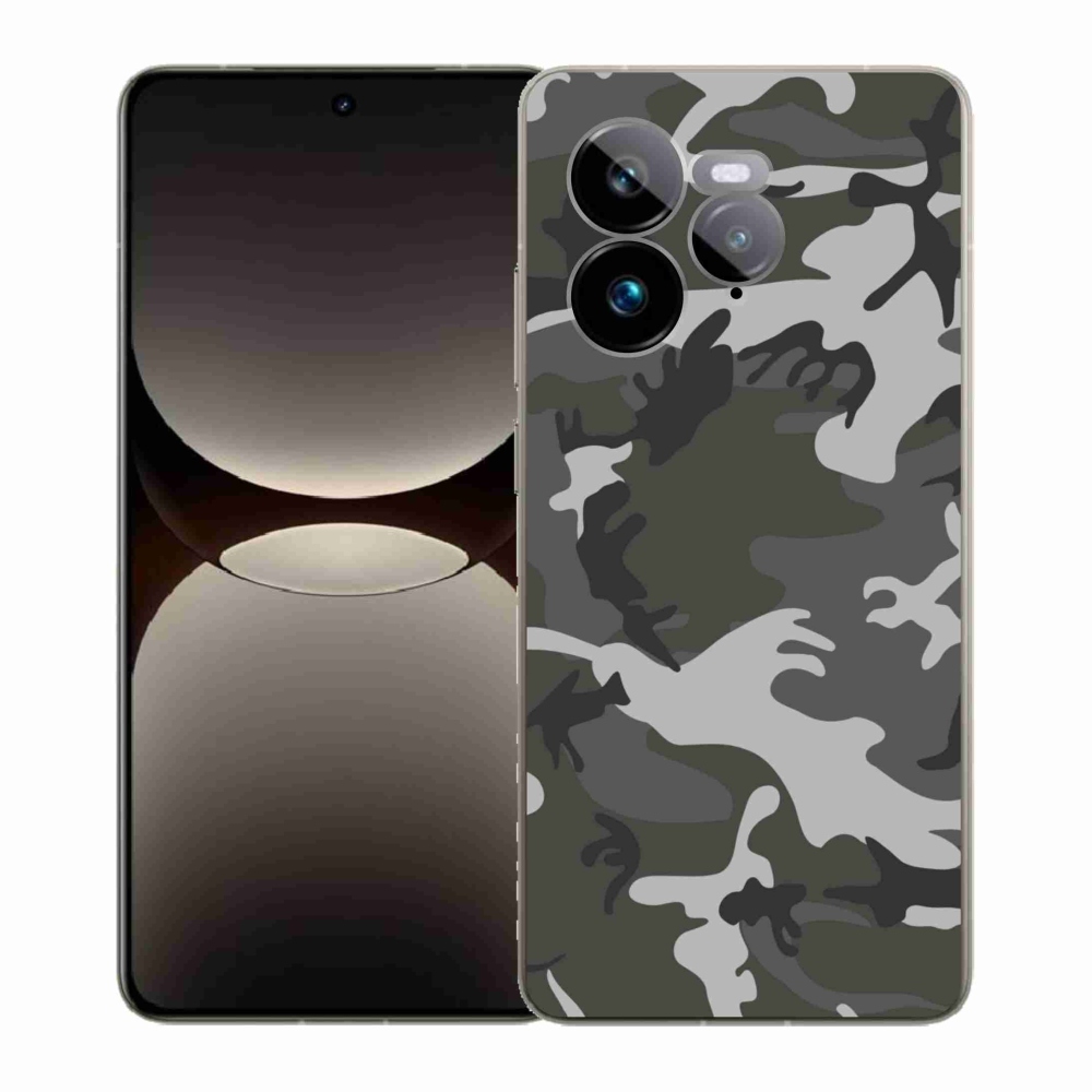 Gél borítás mmCase a Realme GT 7 Pro 5G készülékhez - álcázó mintázat