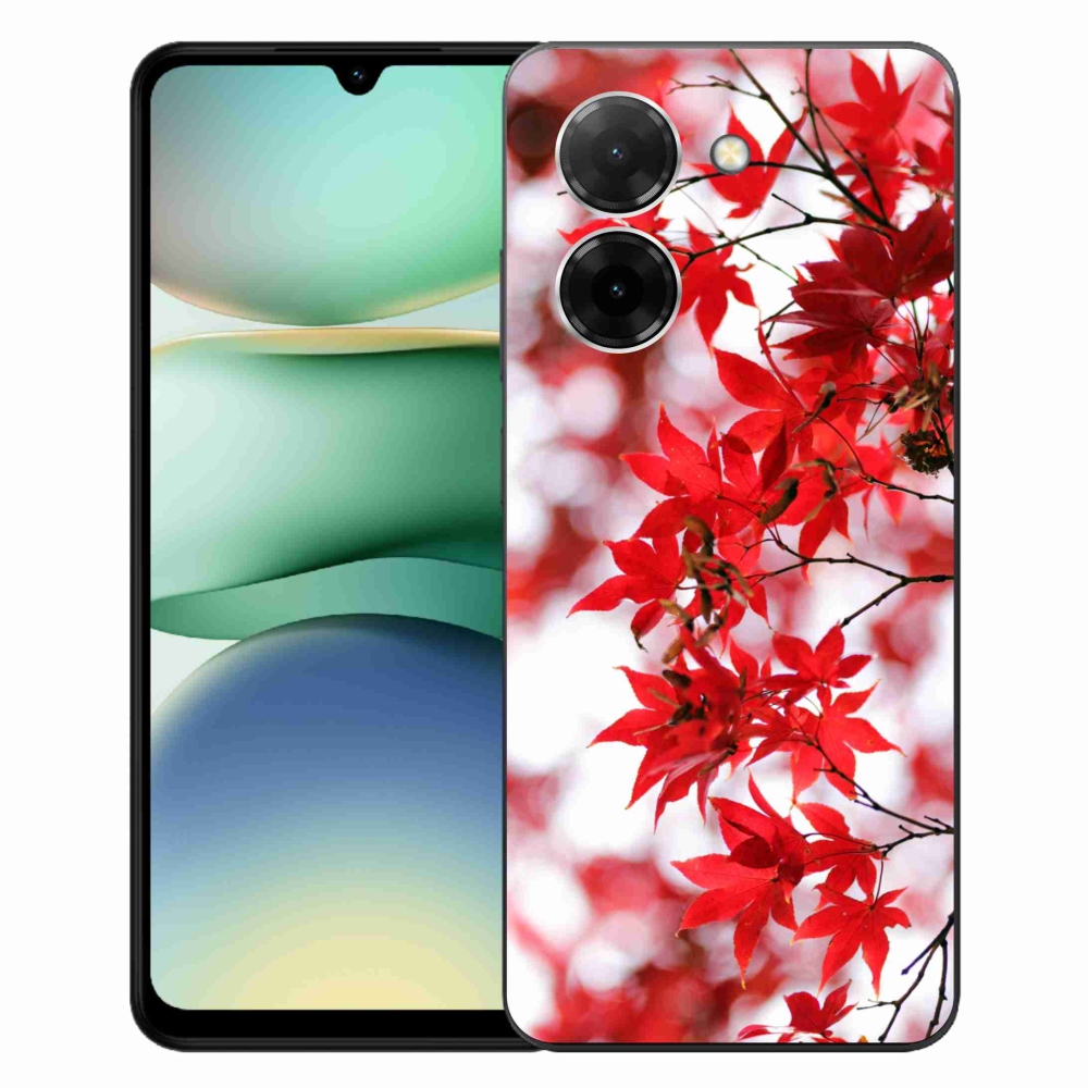 Gél borítás mmCase a Xiaomi Redmi A5 (173.45x79.35x8.45mm) - piros levelek