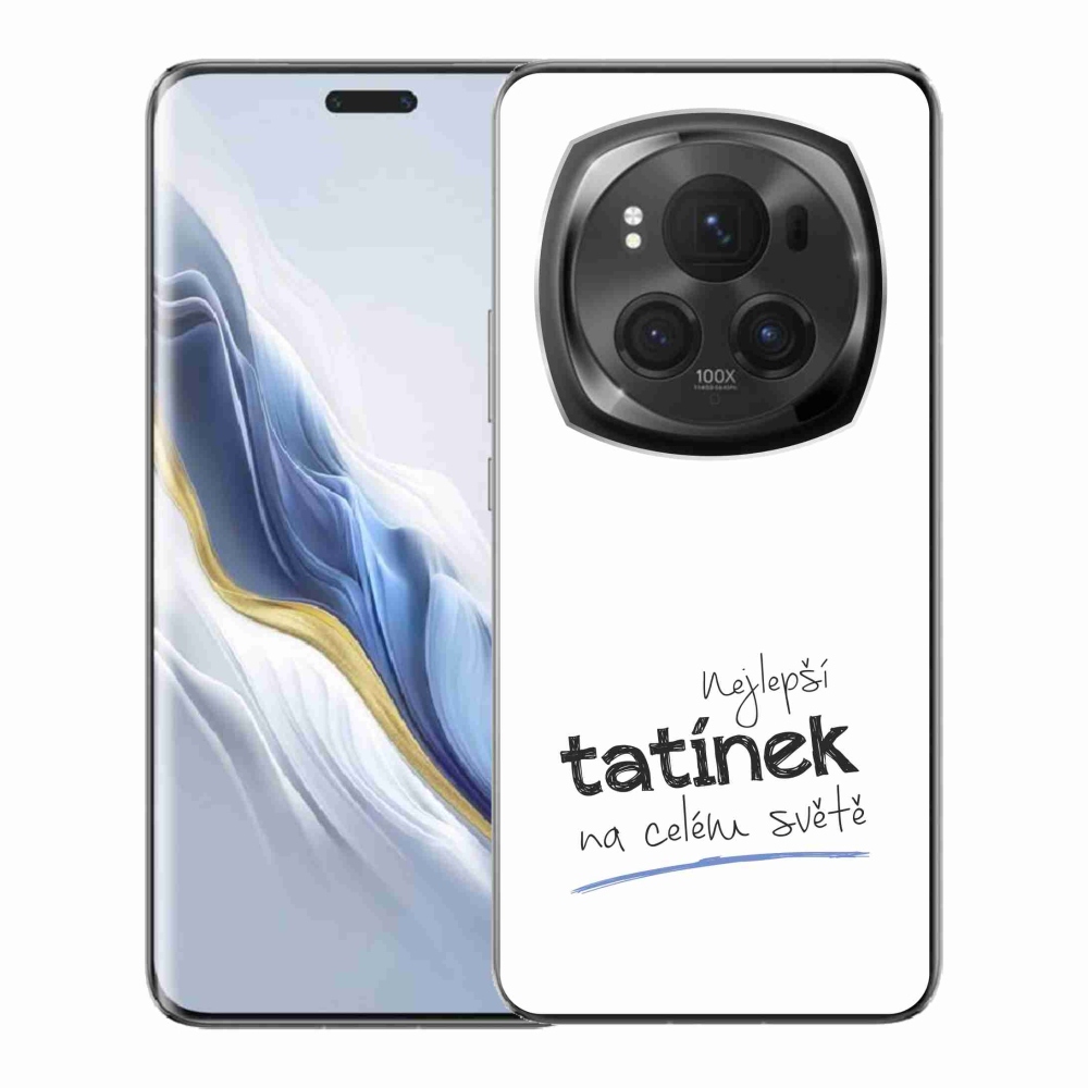 Gél borítás mmCase a Honor Magic 6 Pro 5G készülékre - Best Daddy 4 fehér háttér