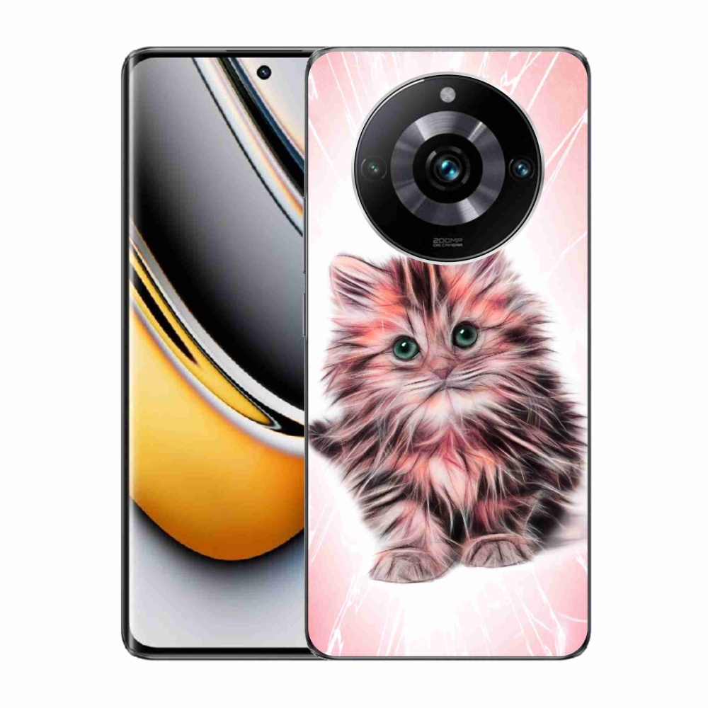 Gél borítás mmCase a Realme 11 Pro/11 Pro+ készülékhez - aranyos cica