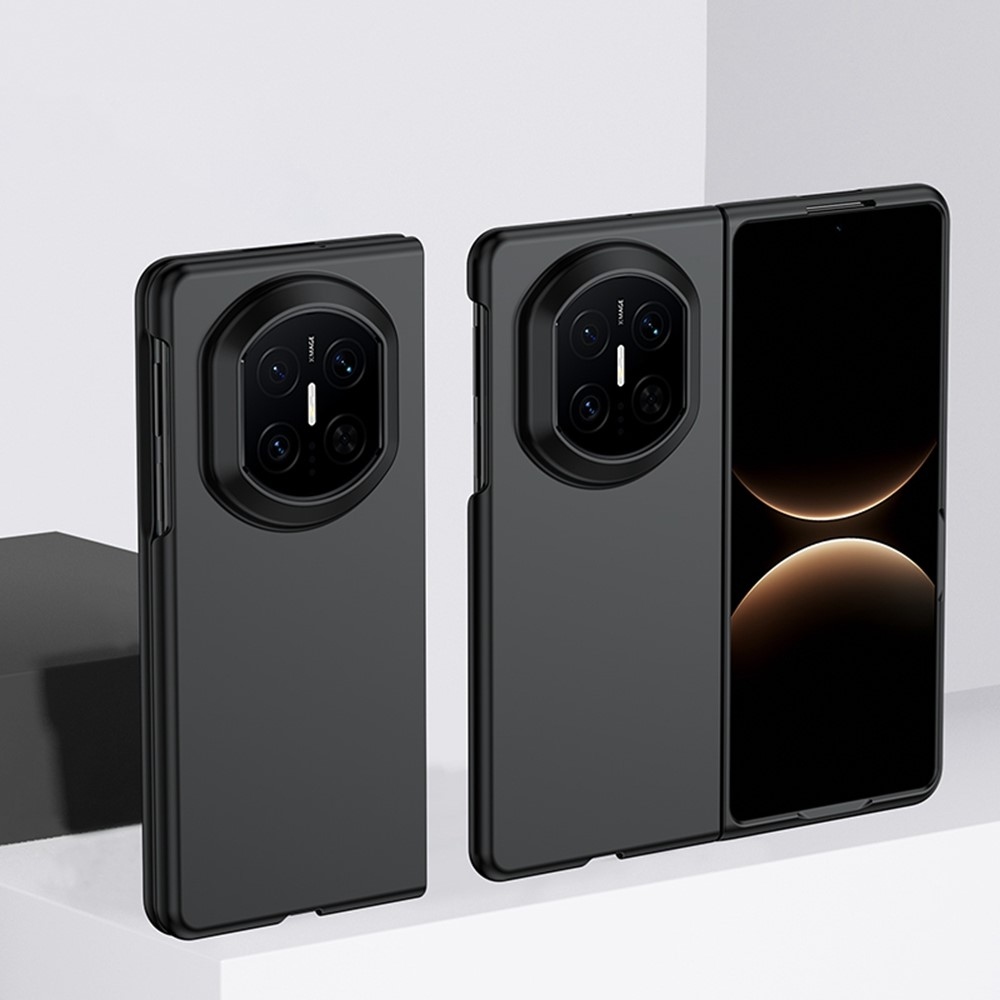 Gumi-műanyag tok a Huawei Mate X7 mobiltelefonhoz – fekete