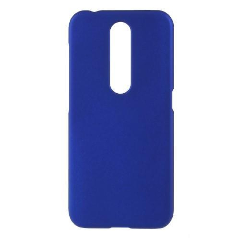 Gumírozott műanyag tok Nokia 4.2 készülékhez - sötétkék