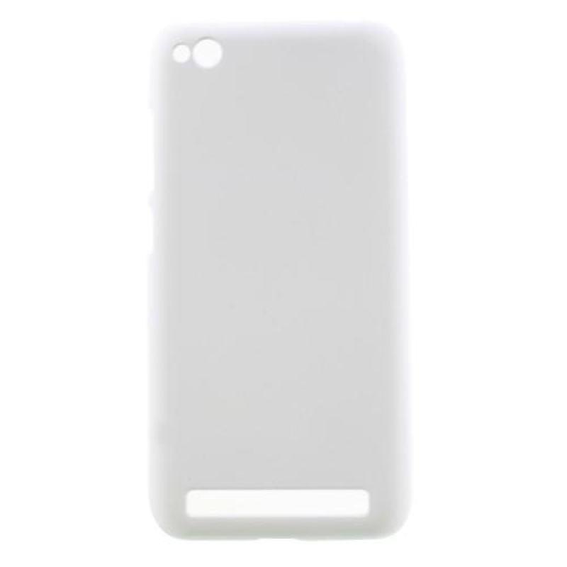 Rubbi gumírozott műanyag tok a Xiaomi Redmi 5A készülékhez - fehér