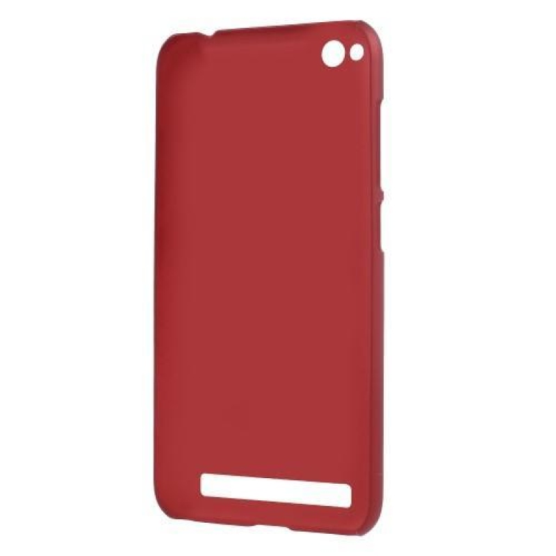 Rubbi gumírozott műanyag tok Xiaomi Redmi 5A - piros