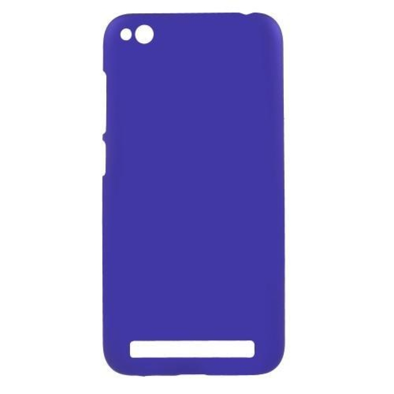 Rubbi gumírozott műanyag tok Xiaomi Redmi 5A-hoz - sötétkék