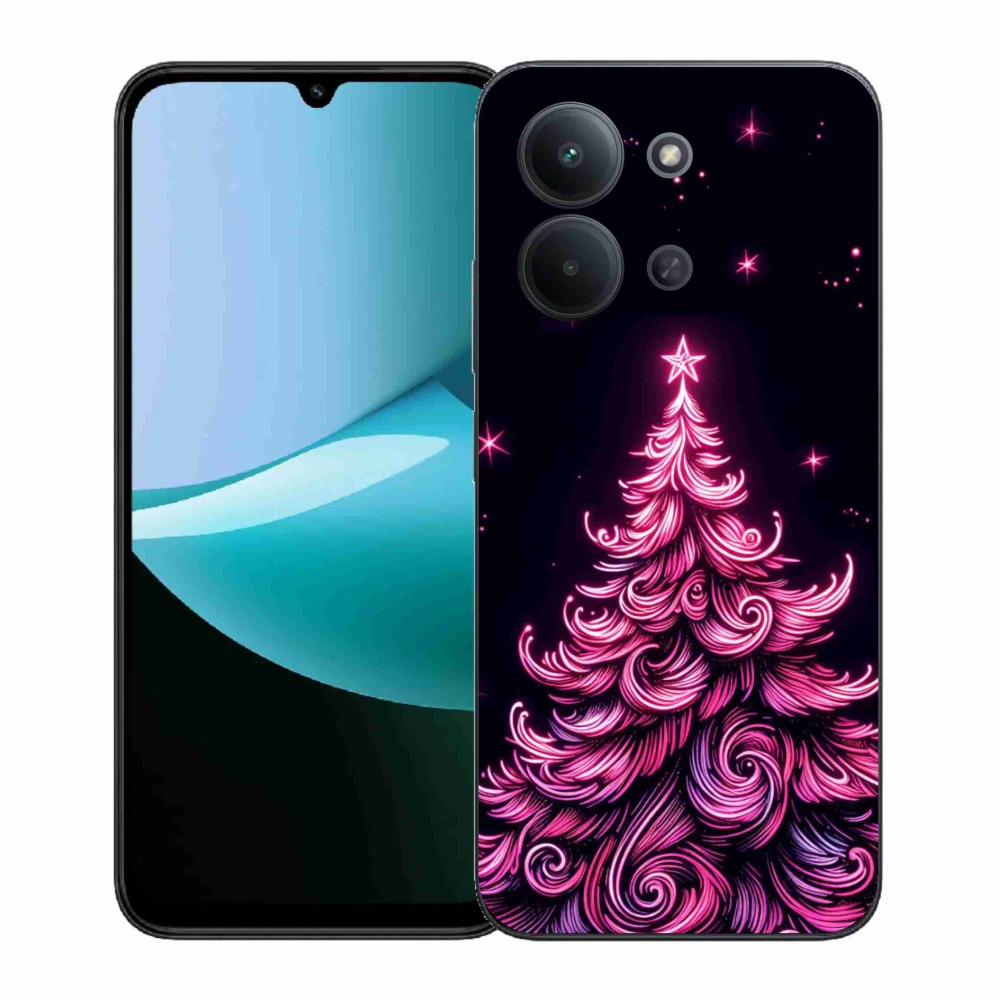 Gél borítás mmCase a Xiaomi Redmi 15C 4G (171mm)/Poco C85 4G (171mm) - neon karácsonyfa 2