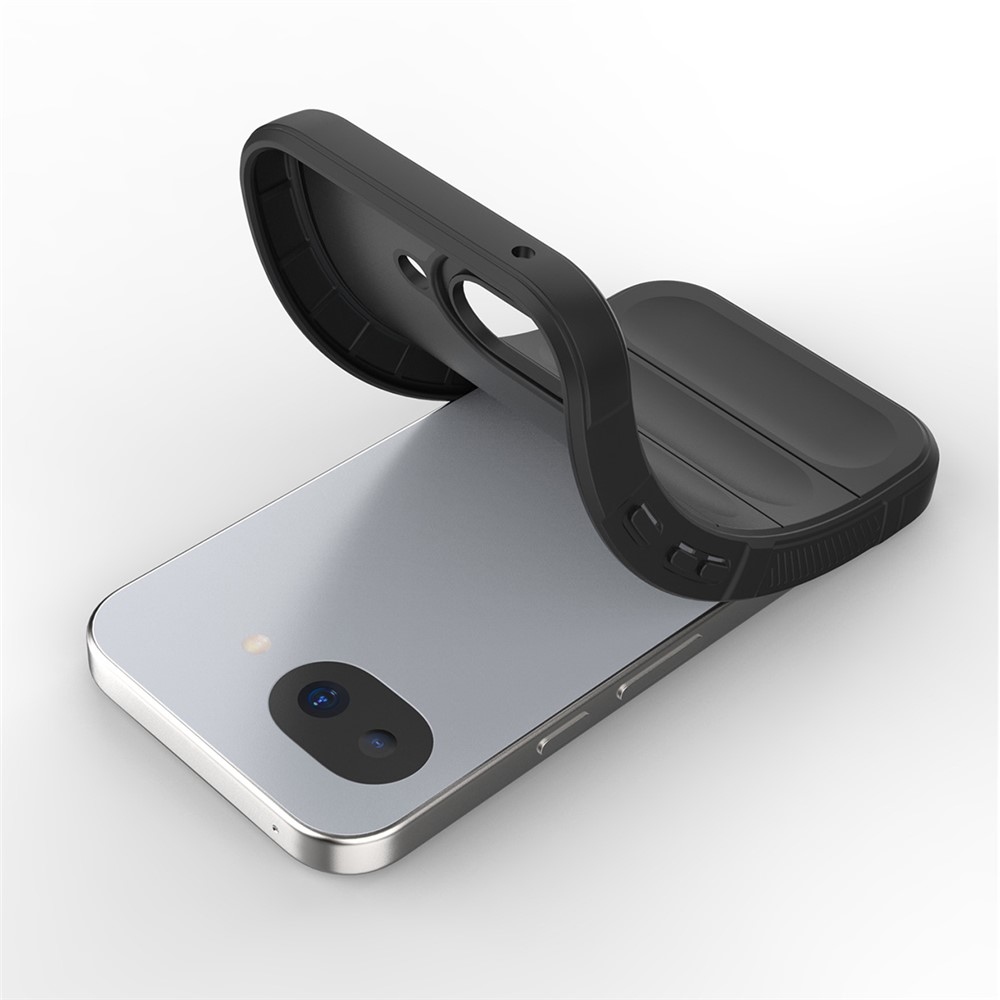 Rugg tartós zselés tok a Google Pixel 10a készülékhez - fekete