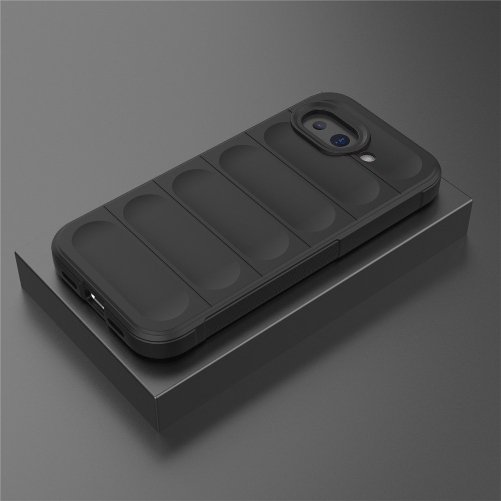 Rugg tartós zselés tok a Google Pixel 10a készülékhez - fekete