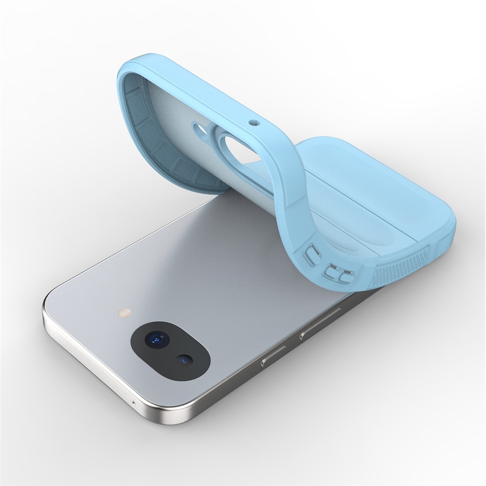 Rugg tartós zselés tok Google Pixel 10a készülékhez - világoskék