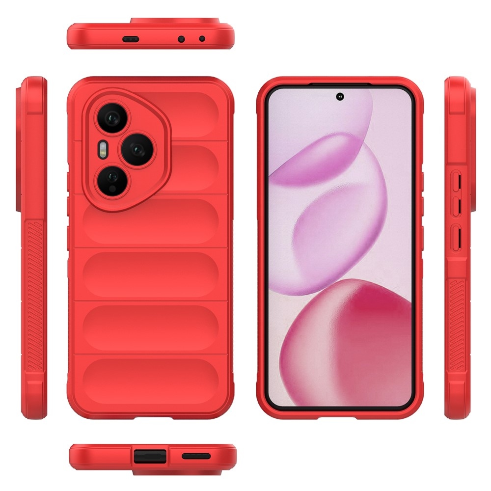 Rugg tartós zselés tok a Honor 400 Pro-hoz - piros