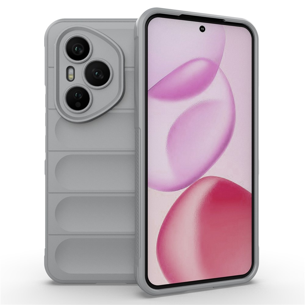 Rugg tartós zselés tok Honor 400 Pro-hoz - világosszürke