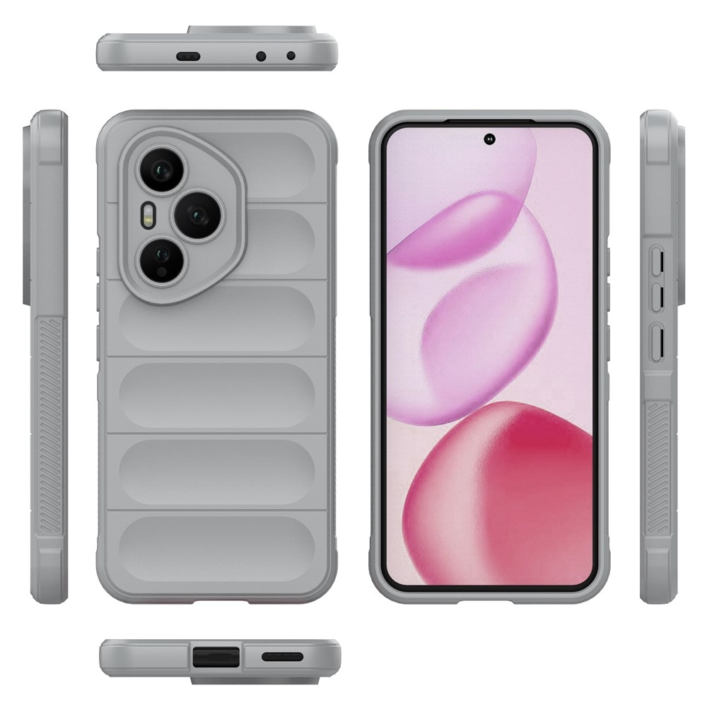 Rugg tartós zselés tok Honor 400 Pro-hoz - világosszürke