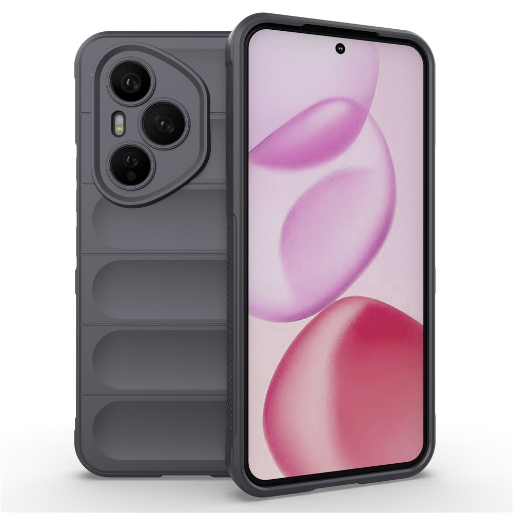 Rugg tartós zselés tok Honor 400 Pro-hoz - sötétszürke