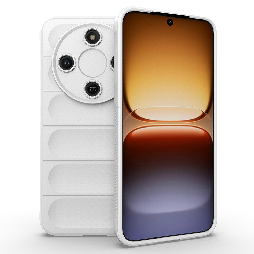 Rugg tartós zselés tok a Honor Magic 8 Lite 5G készülékhez - fehér