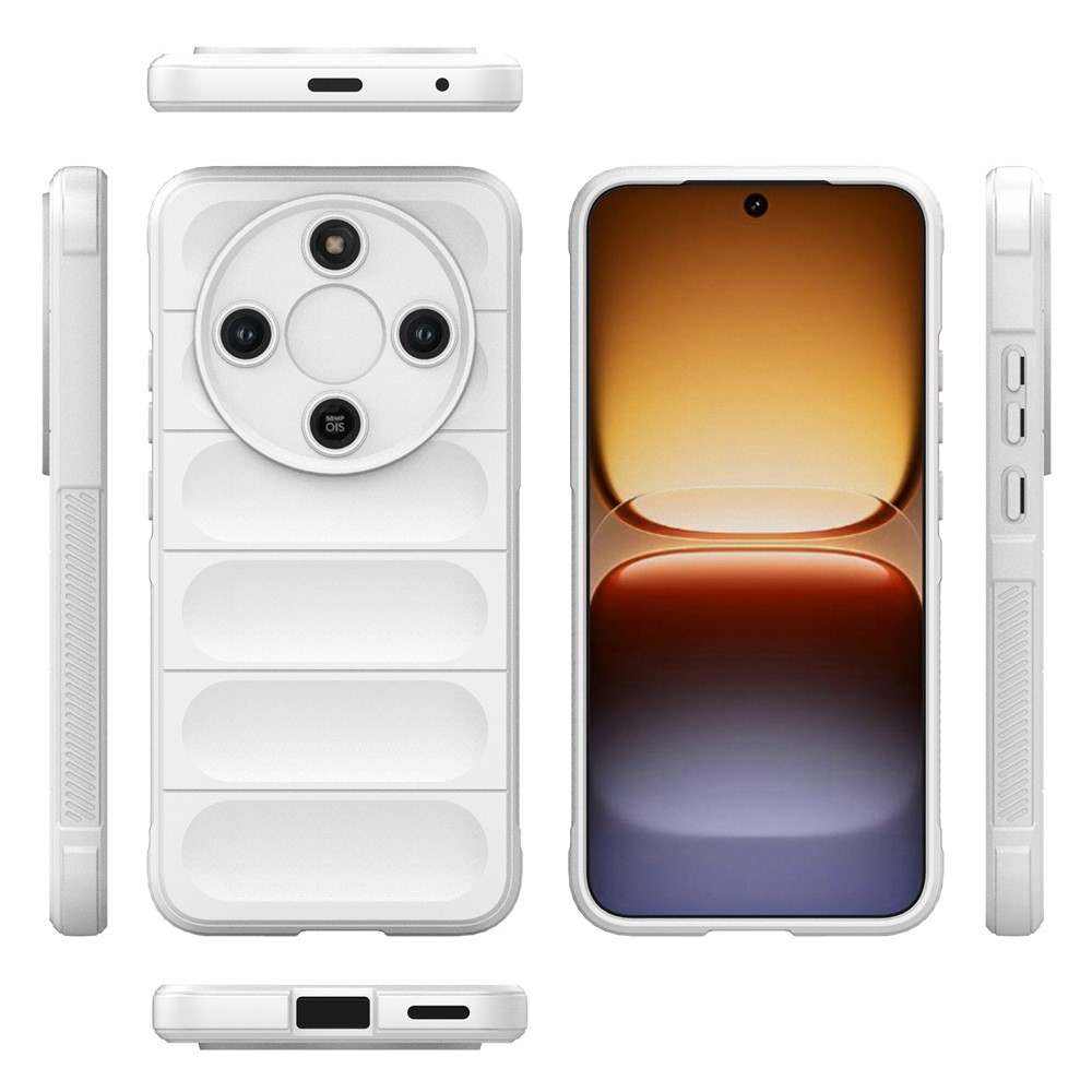 Rugg tartós zselés tok a Honor Magic 8 Lite 5G készülékhez - fehér