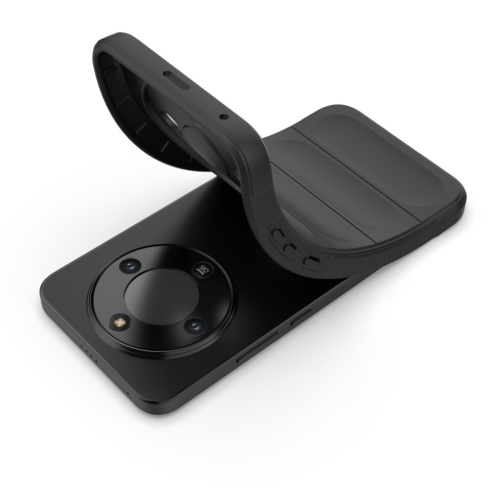 Rugg tartós zselés tok a Honor Magic 8 Lite 5G készülékhez - fekete