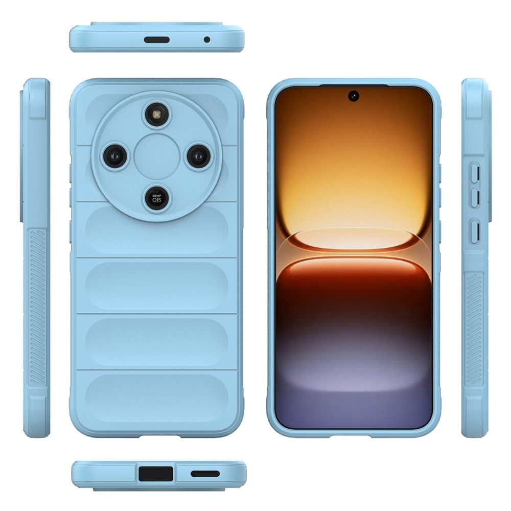 Rugg tartós gél tok a Honor Magic 8 Lite 5G készülékhez - világoskék színben