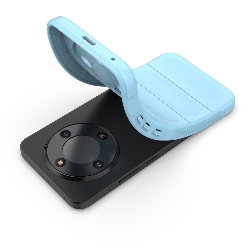 Rugg tartós gél tok a Honor Magic 8 Lite 5G készülékhez - világoskék színben