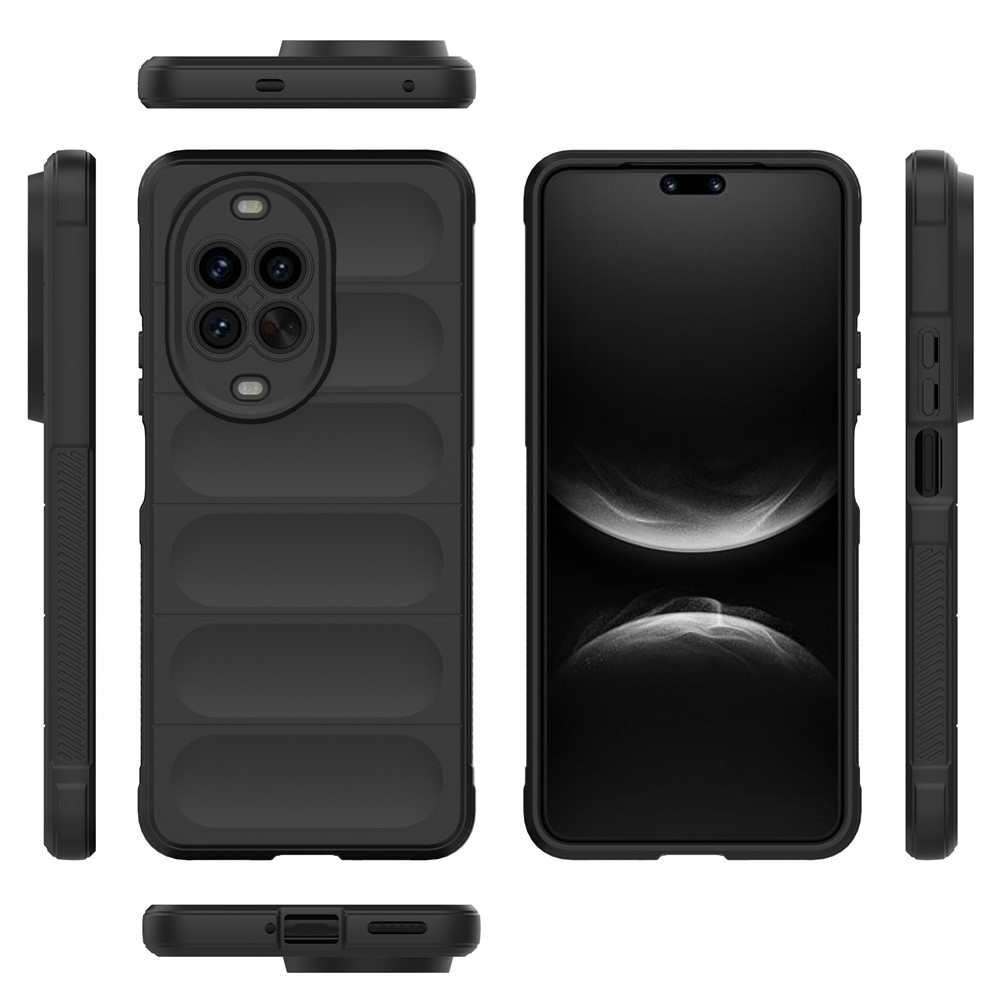 Rugg tartós gél tok a Huawei Nova 14 Pro 5G számára - fekete
