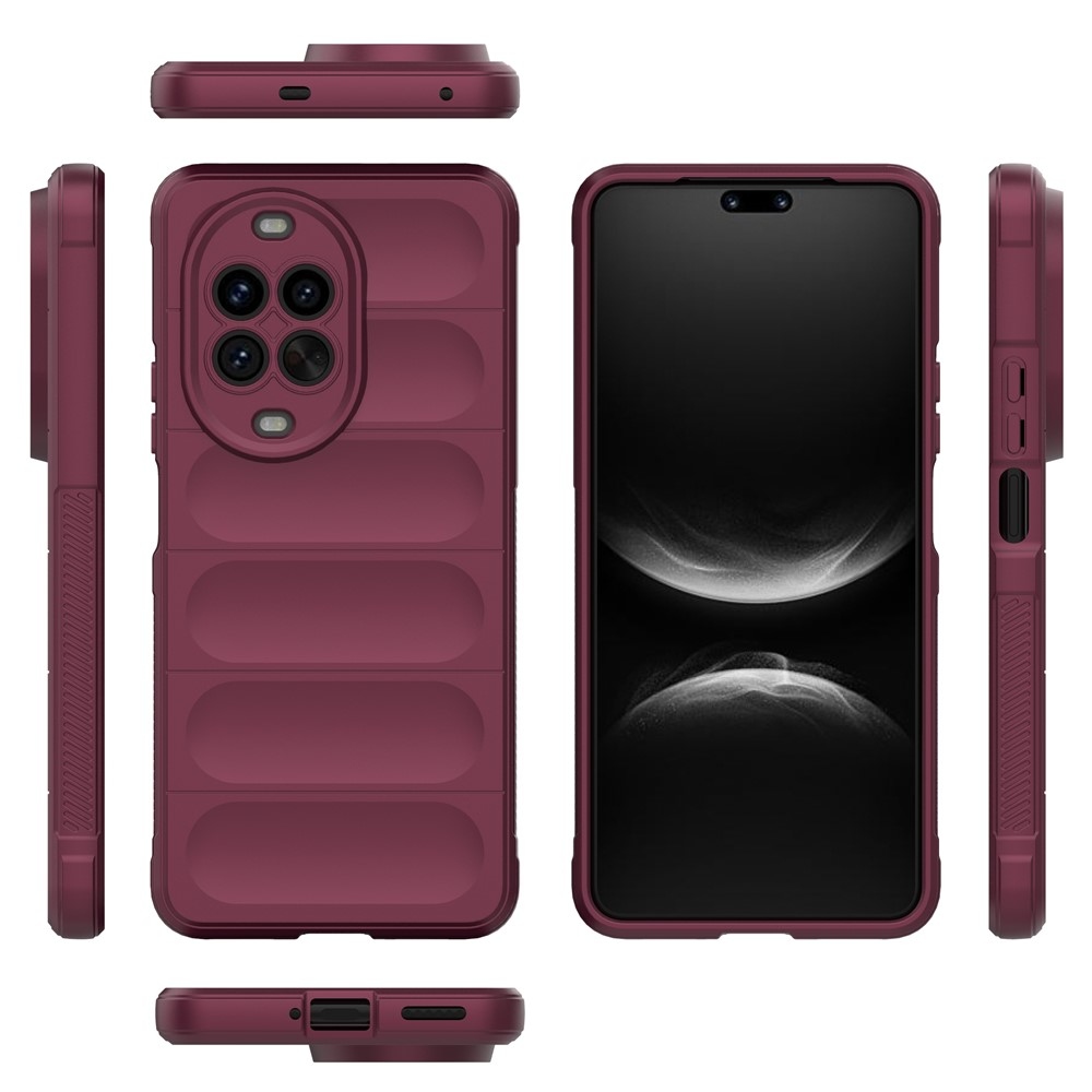 Rugg tartós zselés tok Huawei Nova 14 Pro 5G - bordó színű