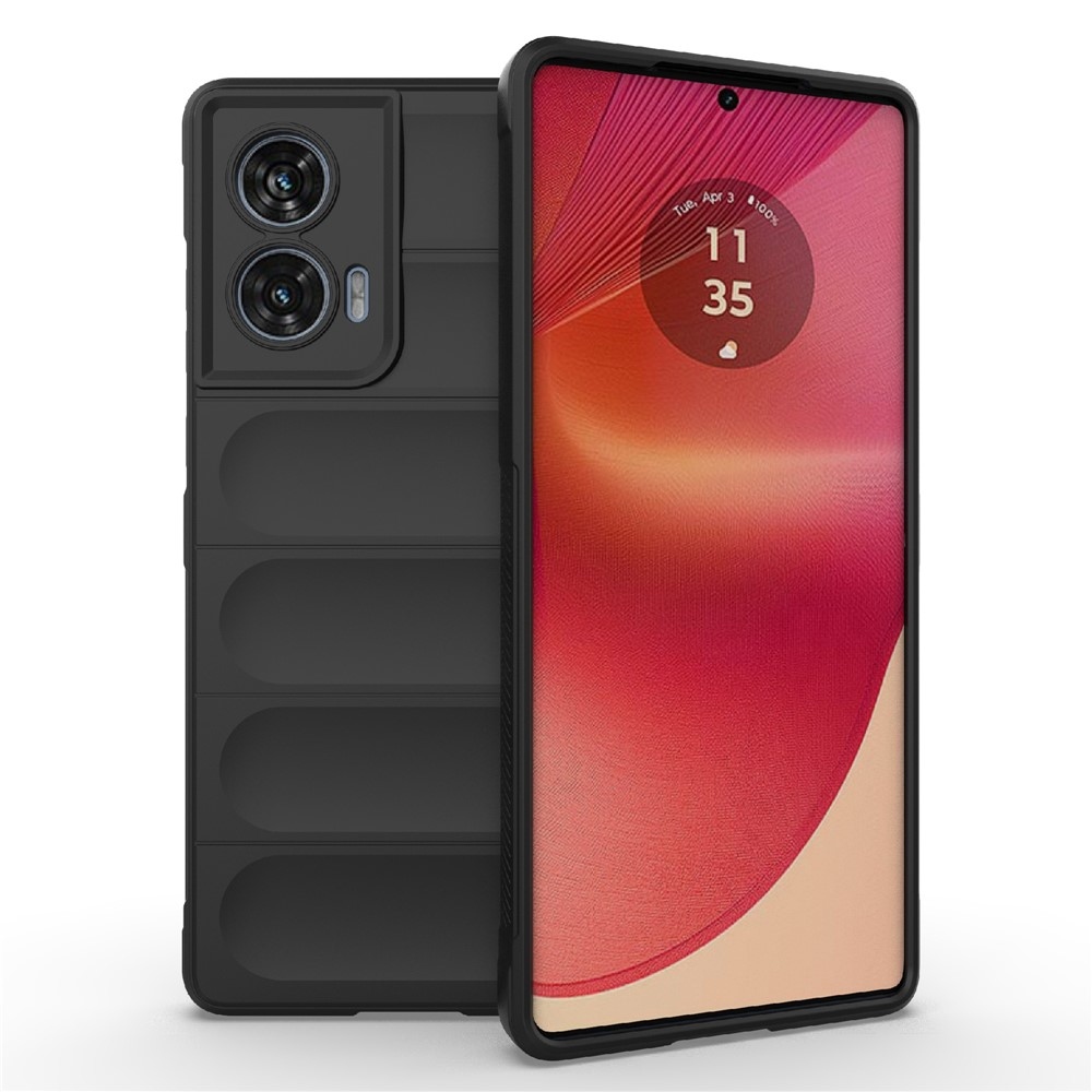 Rugg tartós zselés tok Motorola Edge 50 Fusion 5G készülékhez - fekete