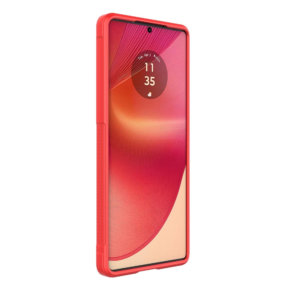Rugg tartós zselés tok Motorola Edge 50 Fusion 5G készülékhez - piros