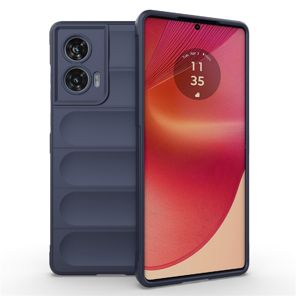 Rugg tartós zselés tok Motorola Edge 50 Fusion 5G készülékhez - sötétkék