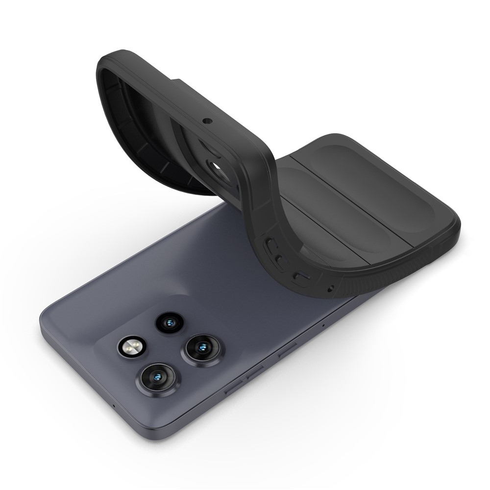 Rugg tartós zselés tok a Motorola Edge 50 Neo 5G készülékhez - fekete