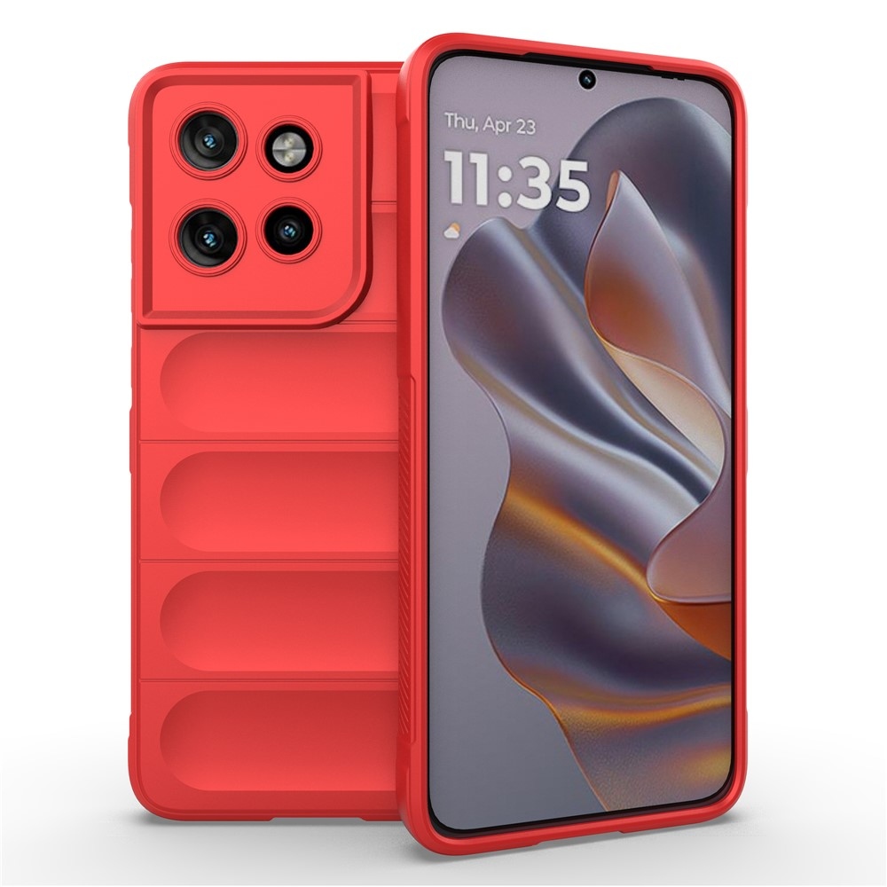 Rugg tartós zselés tok Motorola Edge 50 Neo 5G készülékhez - piros