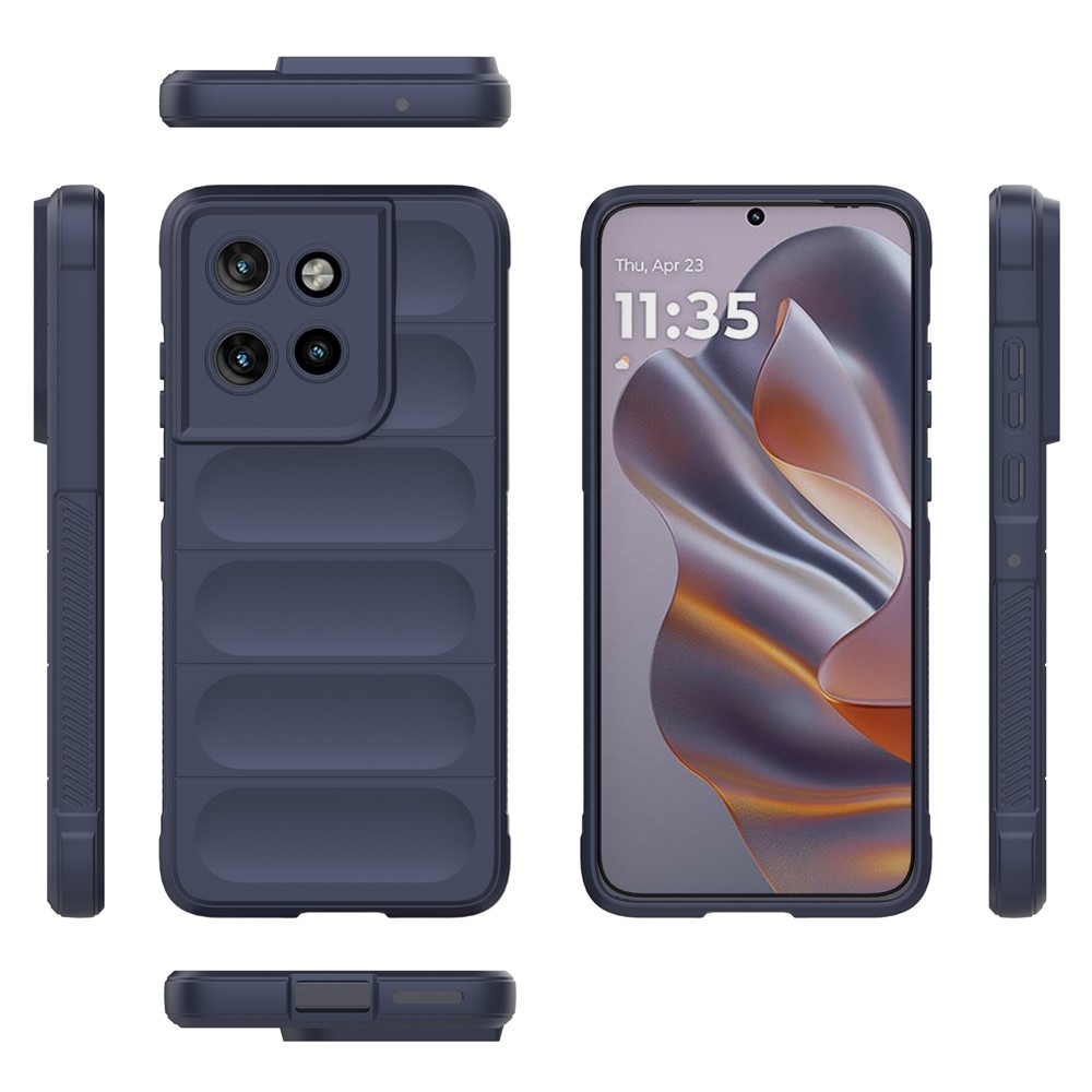 Rugg tartós zselés tok Motorola Edge 50 Neo 5G készülékhez - sötétkék