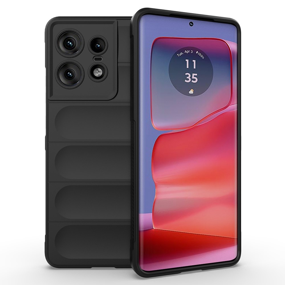 Rugg tartós zselés tok a Motorola Edge 50 Pro 5G készülékhez - fekete