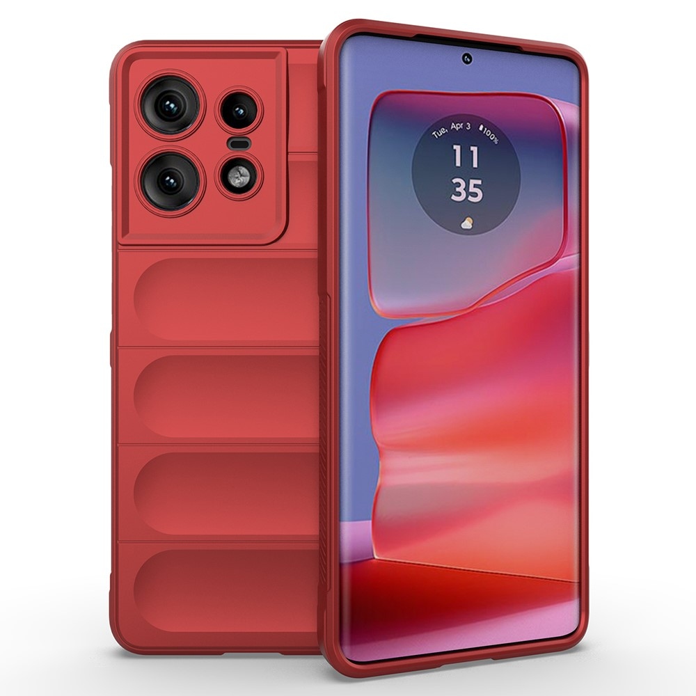 Rugg tartós zselés tok a Motorola Edge 50 Pro 5G készülékhez - piros