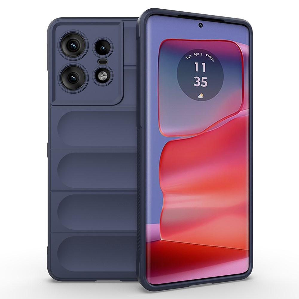 Rugg tartós zselés tok Motorola Edge 50 Pro 5G készülékhez - sötétkék