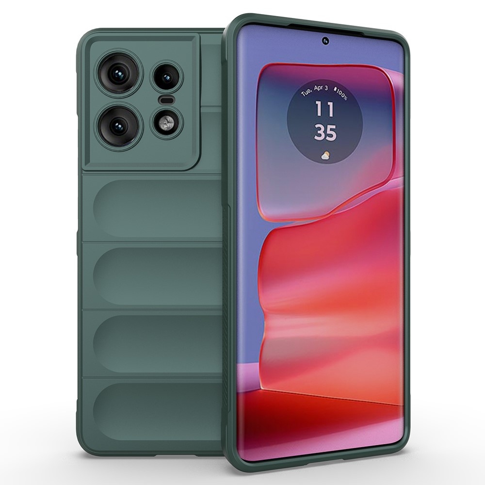 Rugg tartós zselés tok a Motorola Edge 50 Pro 5G készülékhez - zöld