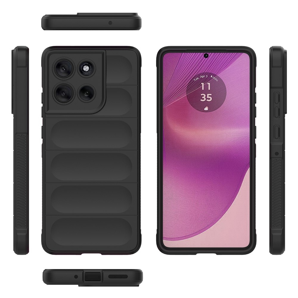 Rugg strapabíró gél tok a Motorola Moto G86 5G-hez – fekete