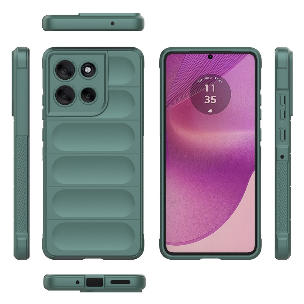 Rugg strapabíró gél tok a Motorola Moto G86 5G-hez – zöld