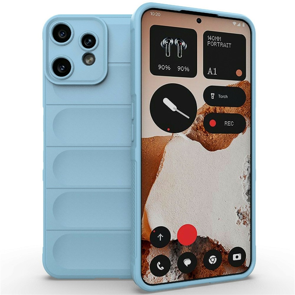 Rugg tartós zselés tok a Nothing CMF Phone 2 Pro készülékhez - világoskék színben