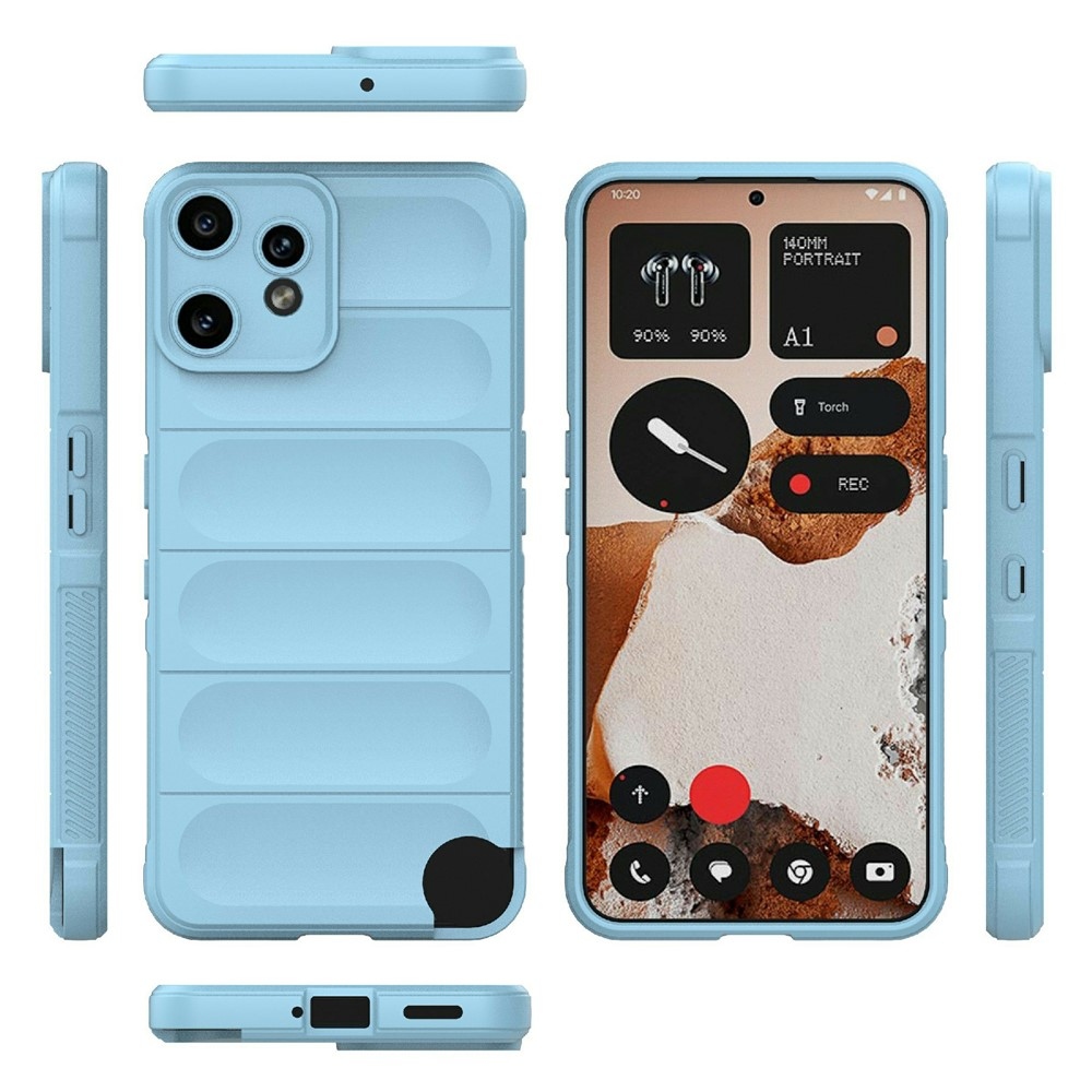 Rugg tartós zselés tok a Nothing CMF Phone 2 Pro készülékhez - világoskék színben