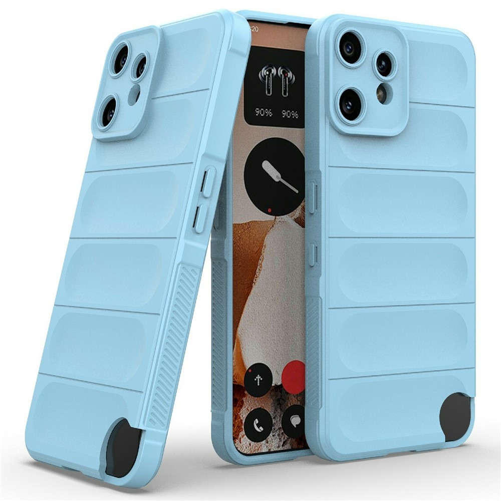 Rugg tartós zselés tok a Nothing CMF Phone 2 Pro készülékhez - világoskék színben