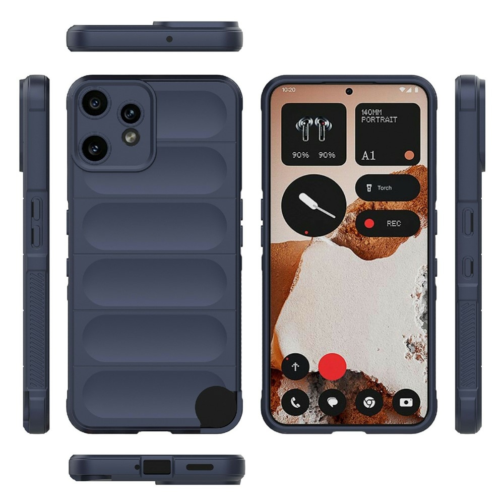 Rugg tartós zselés tok a Nothing CMF Phone 2 Pro készülékhez - sötétkék színben