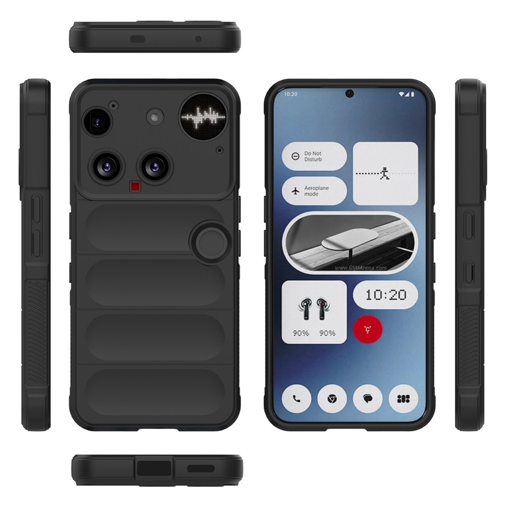 Rugg tartós zselés tok Nothing Phone (3) 5G készülékhez - fekete