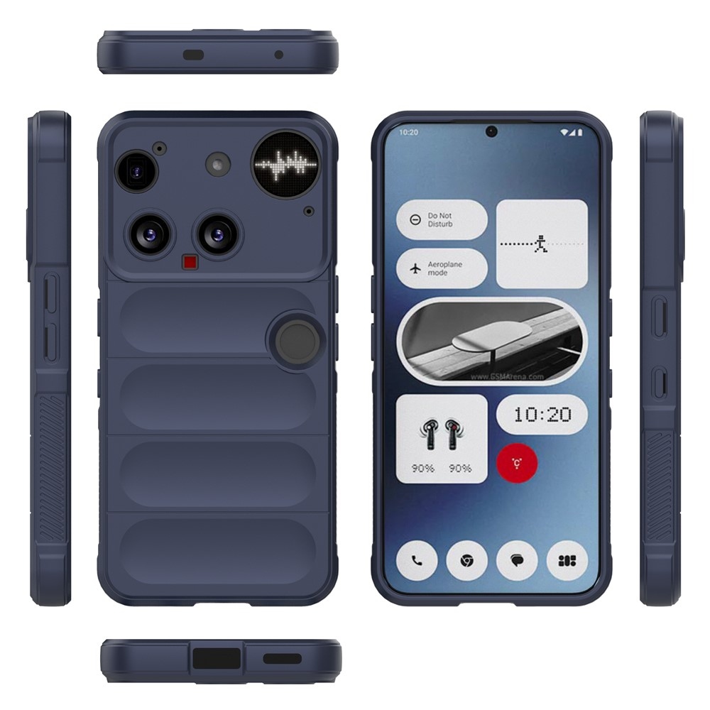 Rugg tartós zselés tok Nothing Phone (3) 5G készülékhez - sötétkék