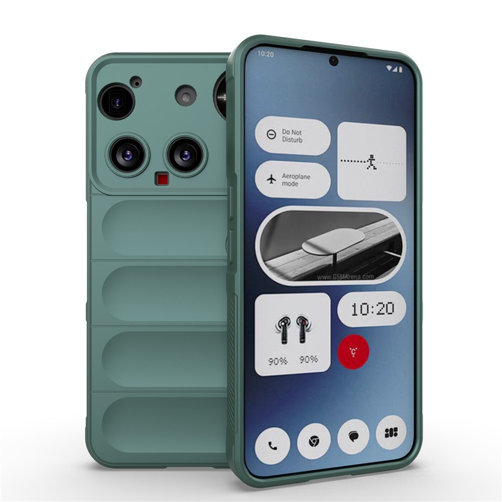 Rugg tartós zselés tok Nothing Phone (3) 5G készülékhez - zöld